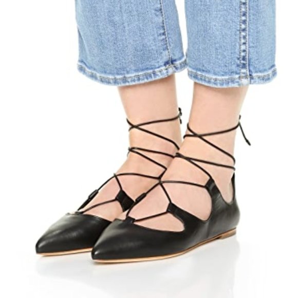 Loeffler Randall Shoes - 🌸Loeffler Randall black Ambra lace flats